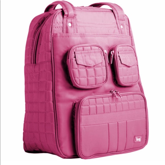 lug Handbags - lug puddle jumper bag in pink